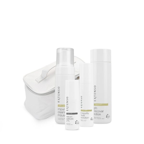 dagelijkse skincare routine set vette